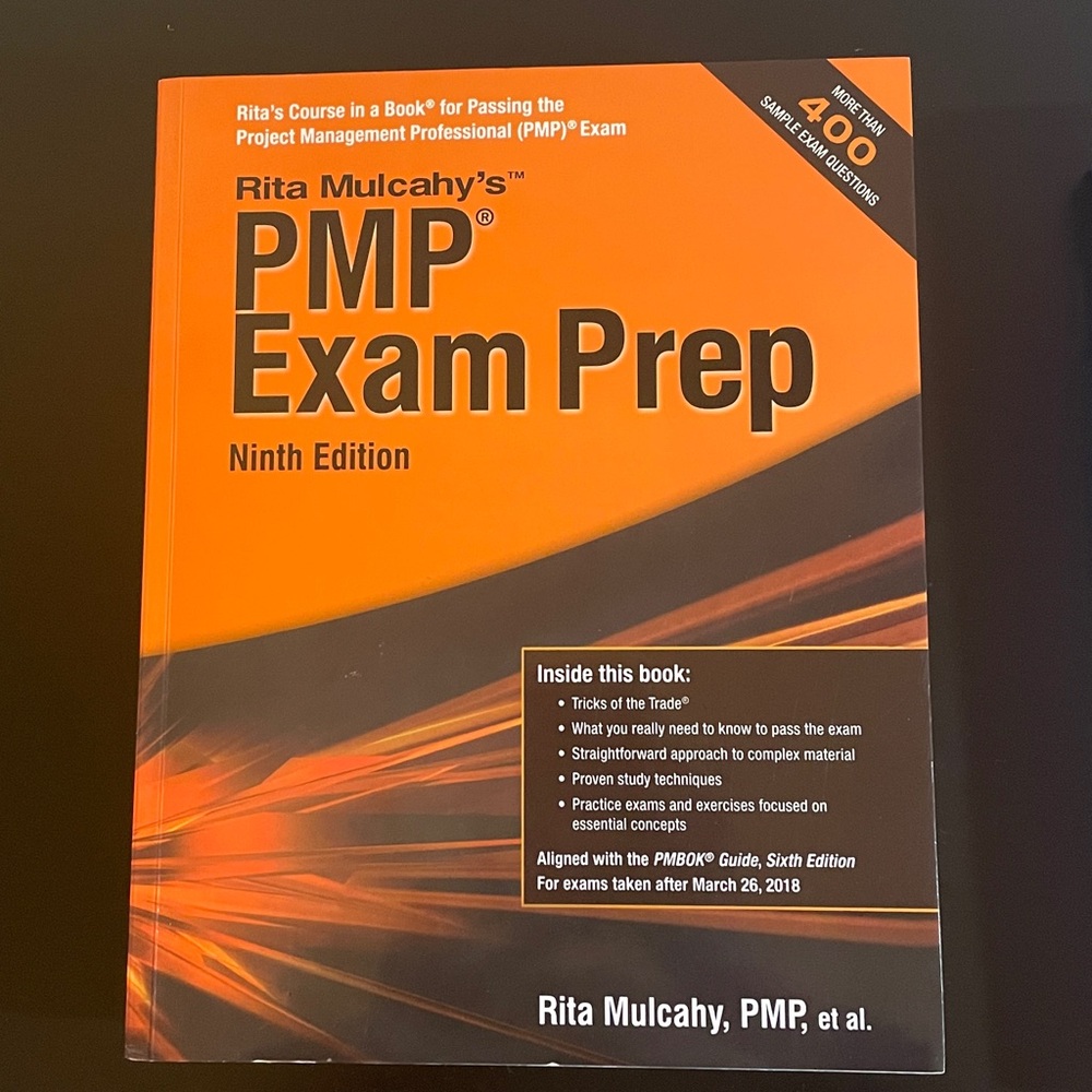 Rita Mulcahy’s PMP Exam Prep Book - Ninth Edition